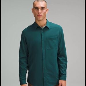 Lululemon Teal Button Down Shirt